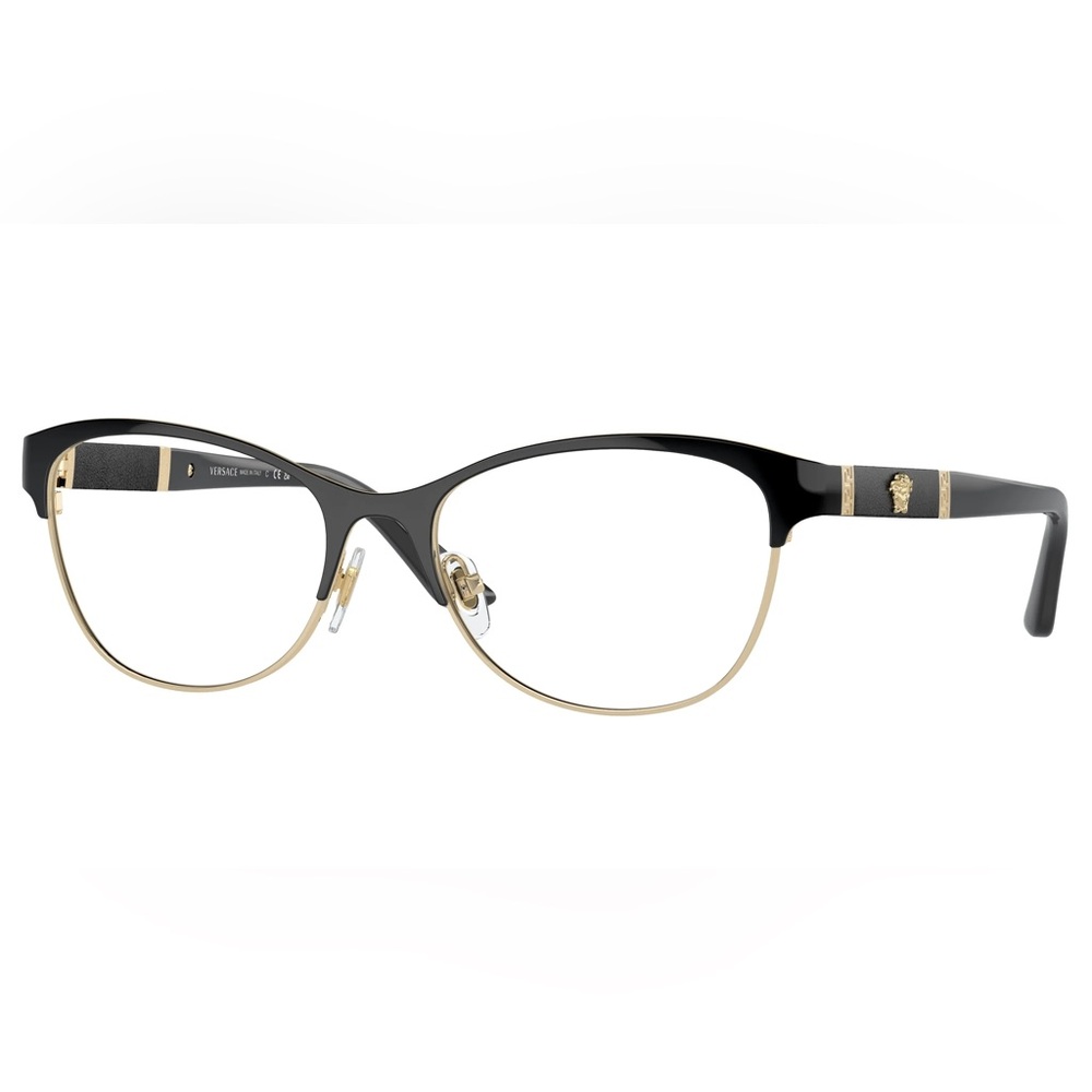 Versace Black and Gold Women's Glasses
